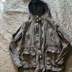 Eden society grey cargo jacket